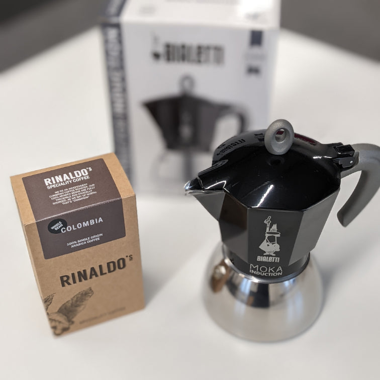Bialetti: Moka Induction - 6-Cup - Stove Top – Rinaldo's Speciality Coffee  & Tea