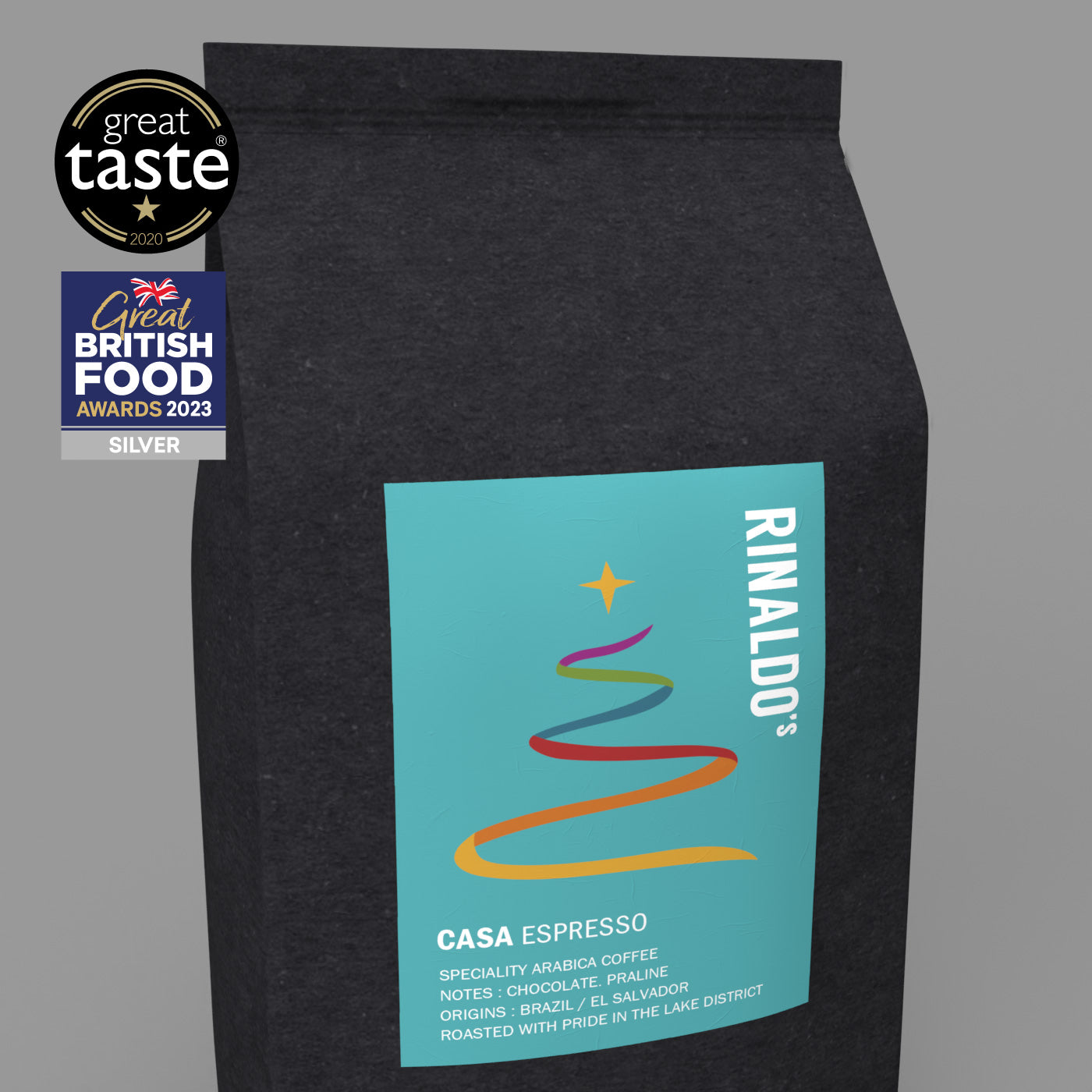 Award winning casa espresso coffee bag