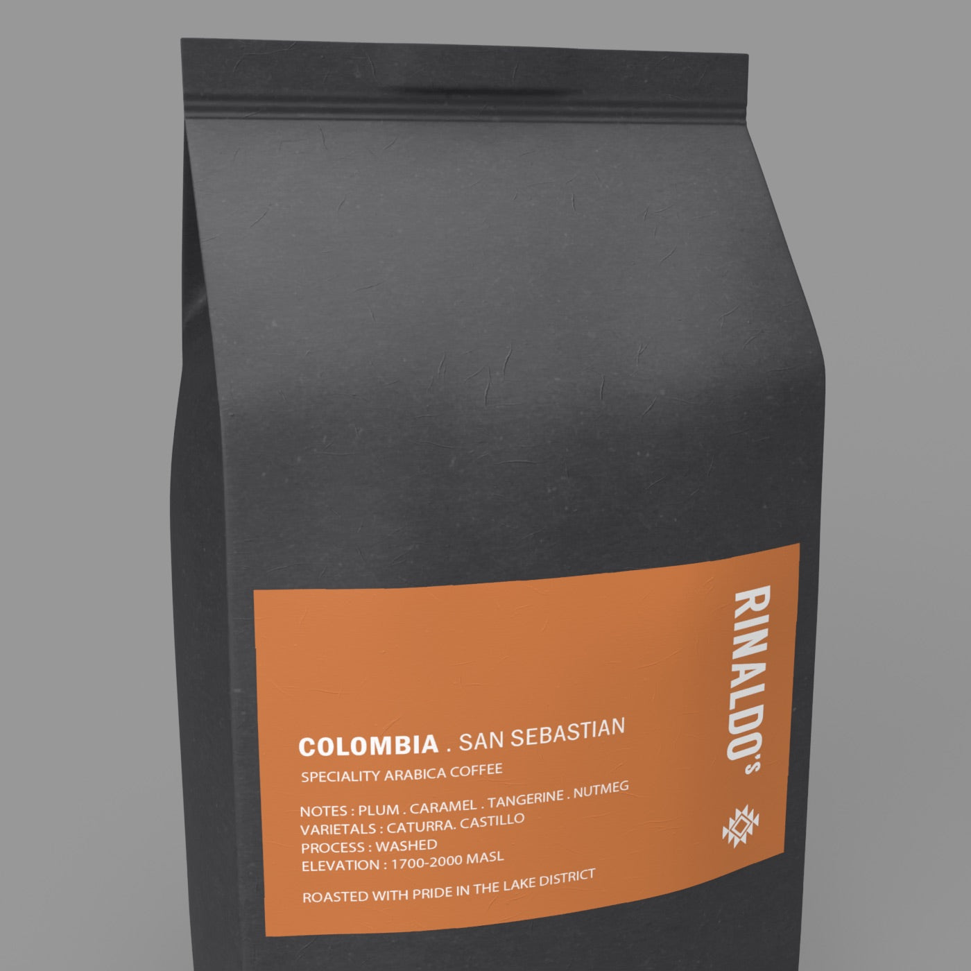 Colombia San Sebastian award winning coffee bag