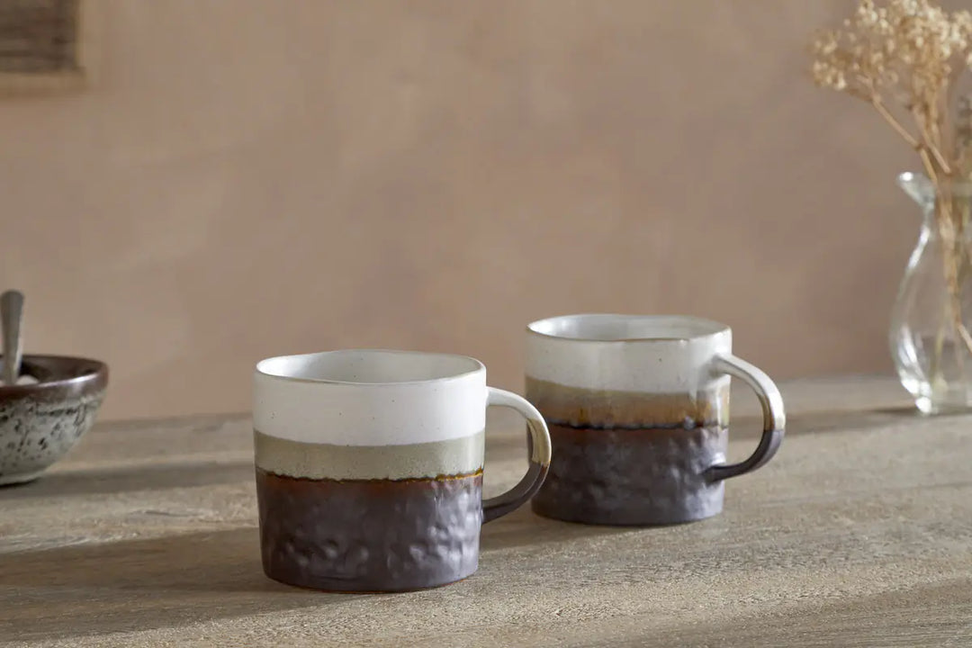 Nkuku Chaay Mug - Chocolate Brown - Small (Set of 2)