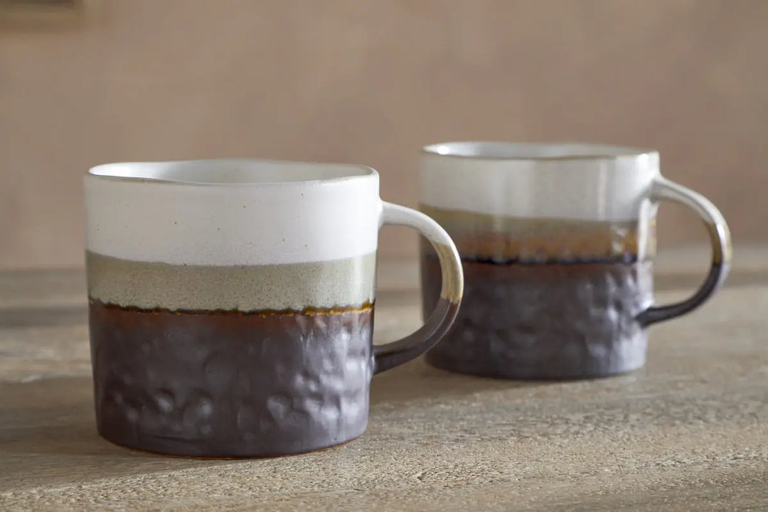 Nkuku Chaay Mug - Chocolate Brown - Small (Set of 2)