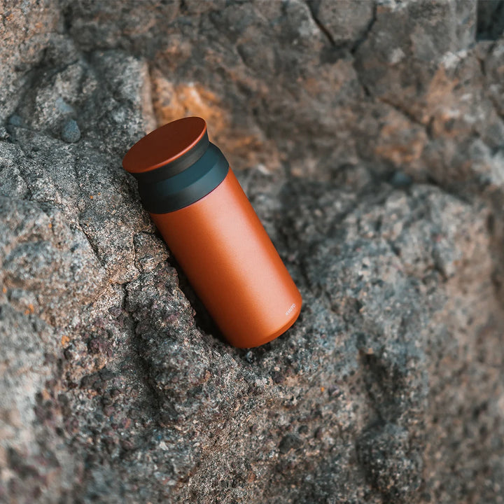 red kinto flask