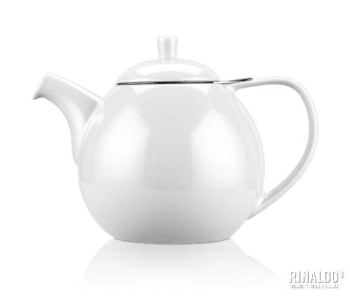 ForLife - Curve Infuser Teapot - White - 0.7 litre