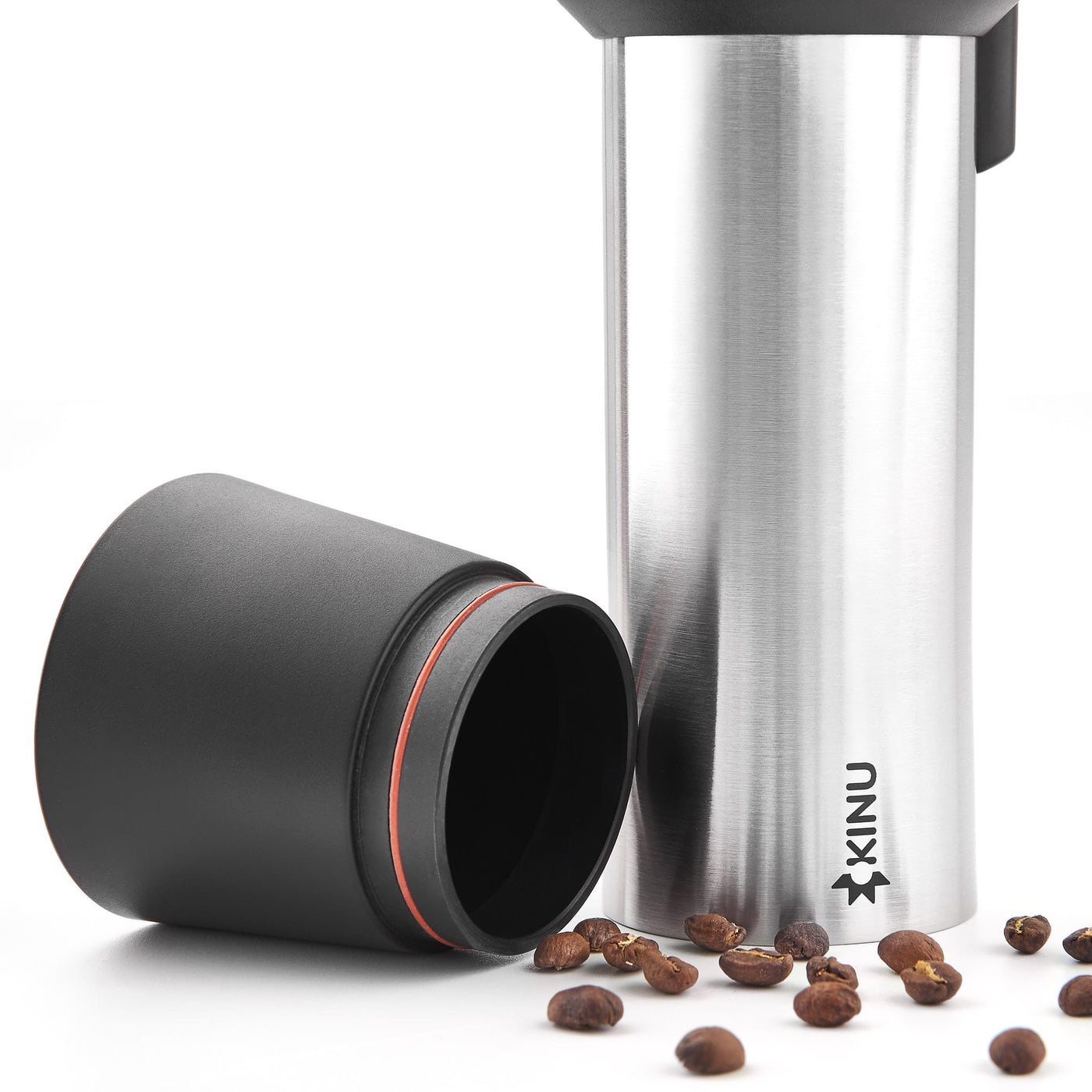 Kinu M47 Espresso Coffee Grinder - Food Safe ABS Grounds Catcher