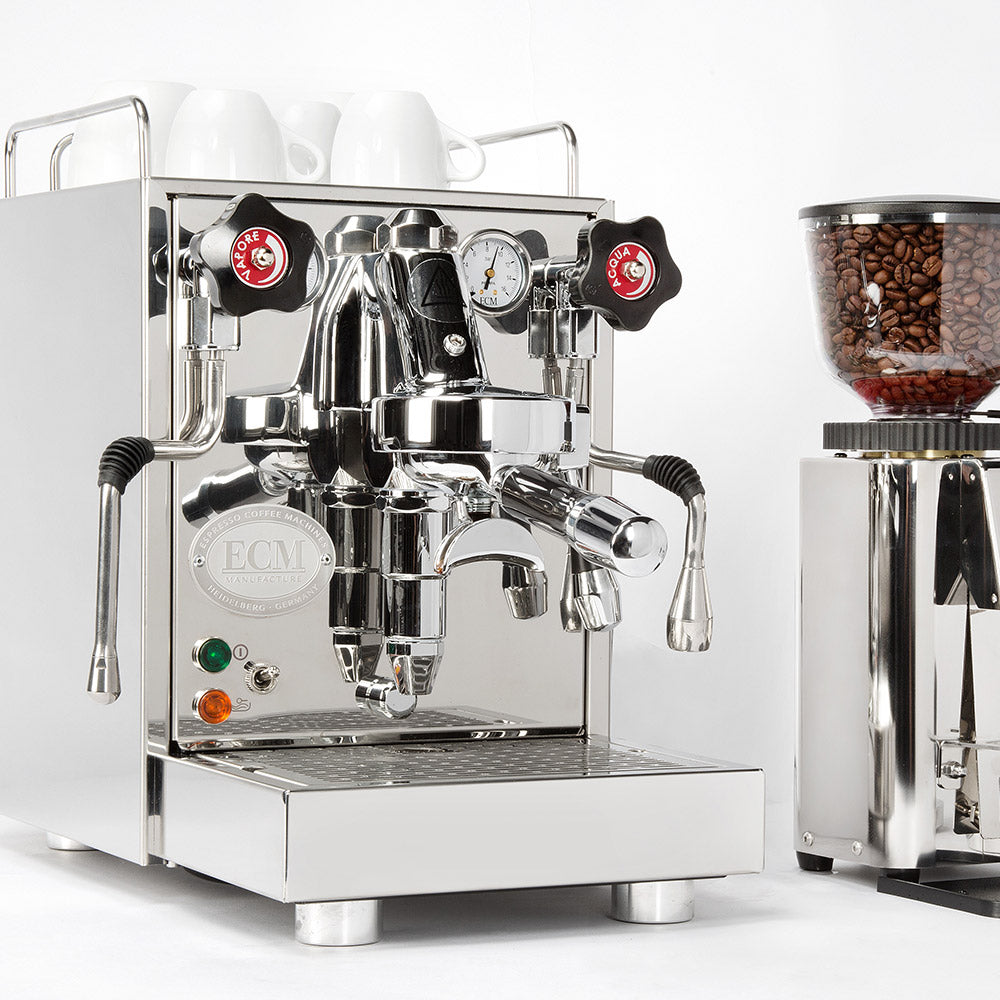 ECM Mechanika VI Slim Espresso Machine  Espresso machine, Italian espresso  machine, Coffee bar home