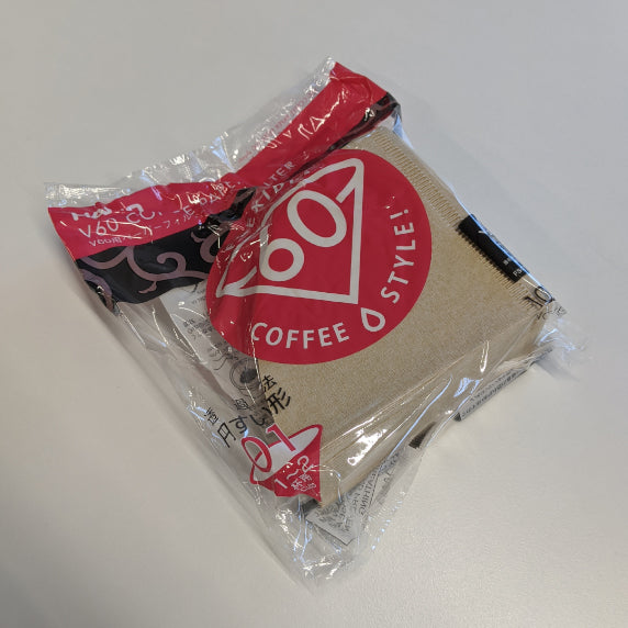 v60 unbleached papers