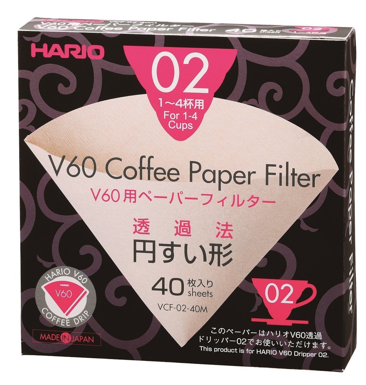 V60 Hario coffee filters