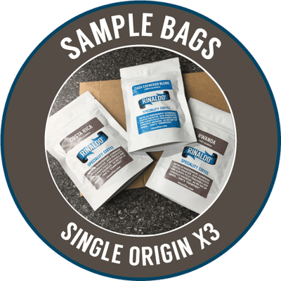 Sample Bags* - 3 X 65g Single Origin Coffees - 100% Arabica