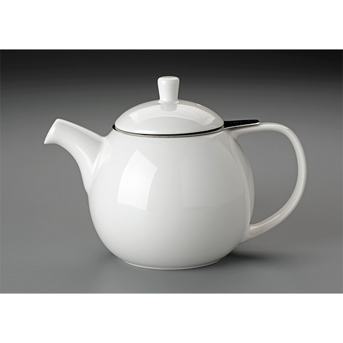 ForLife - Curve Infuser Teapot - White - 0.7 litre